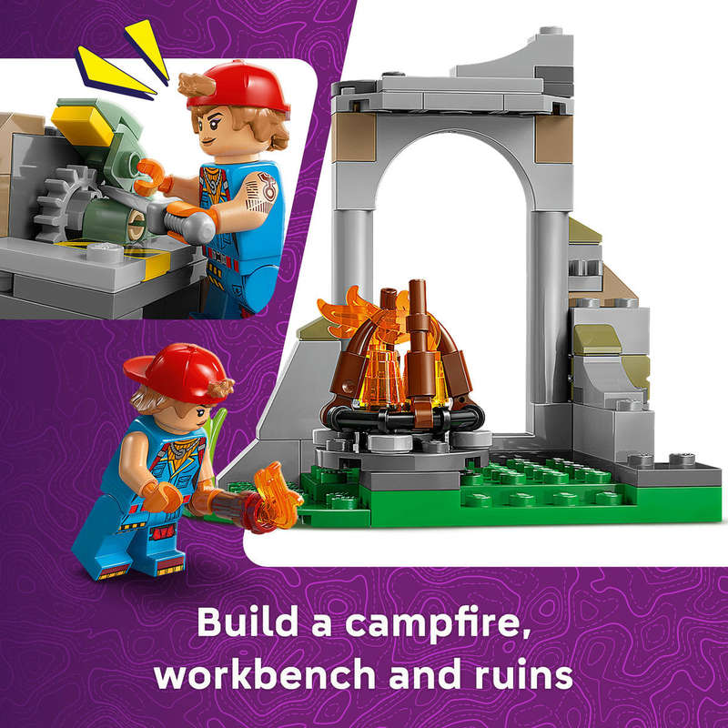 LEGO® Fortnite® Peely & Sparkplugs Camp Video Game Building Set 77075