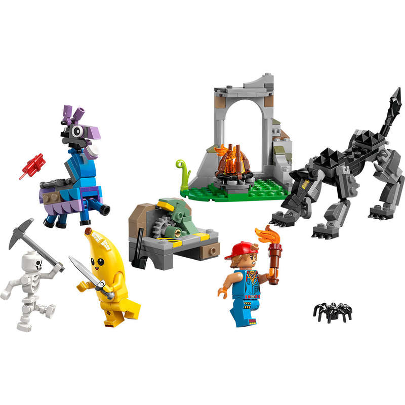 LEGO® Fortnite® Peely & Sparkplugs Camp Video Game Building Set 77075