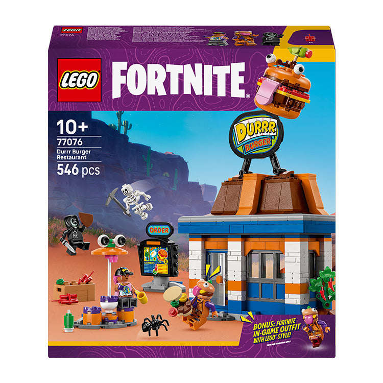 LEGO® Fortnite® Durrr Burger Restaurant Video Game Toy 77076