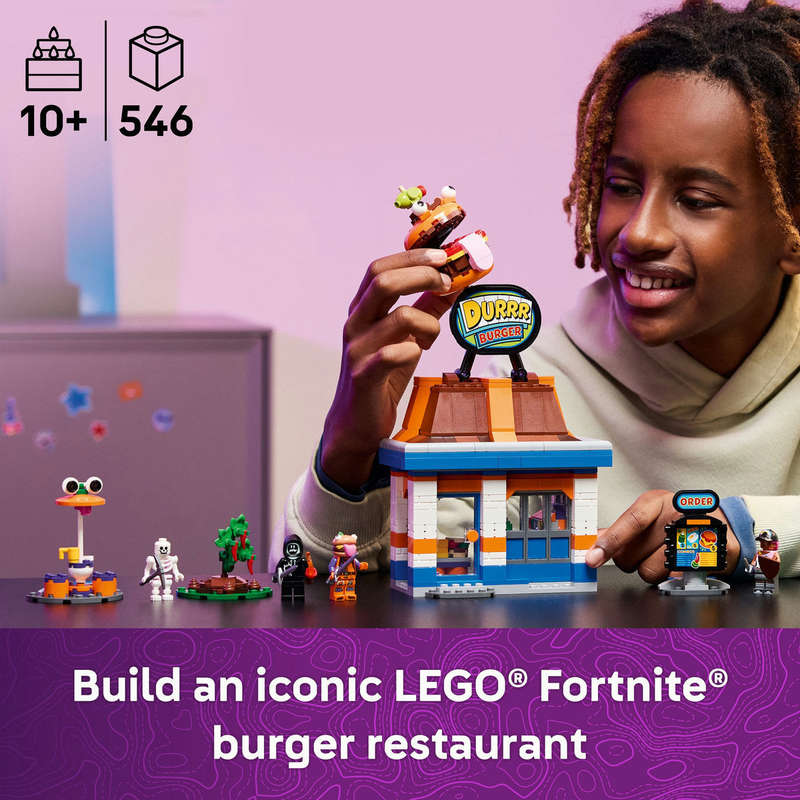 LEGO® Fortnite® Durrr Burger Restaurant Video Game Toy 77076