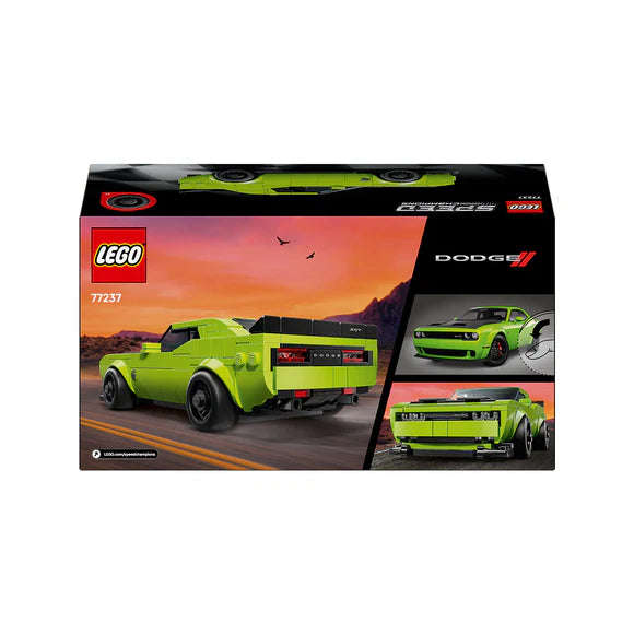 LEGO® Speed Champions Dodge Challenger SRT Hellcat Sports Car Toy 77237