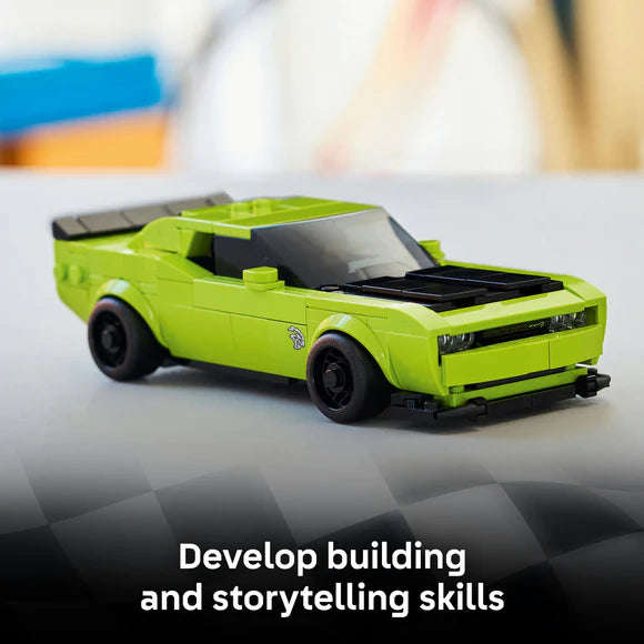 LEGO® Speed Champions Dodge Challenger SRT Hellcat Sports Car Toy 77237