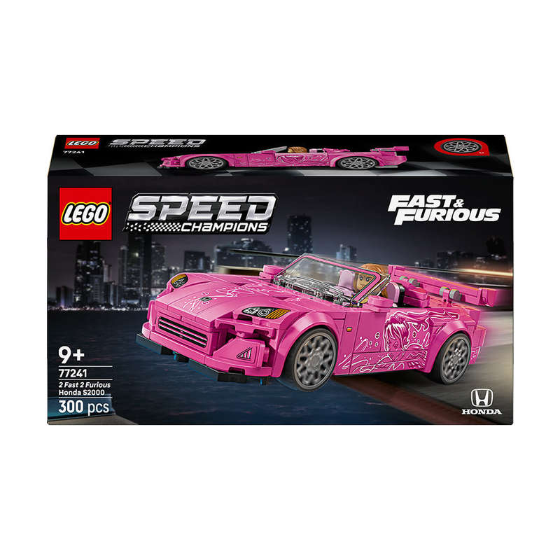 LEGO® Speed Champions 2 Fast 2 Furious Honda S2000 Pink Car Toy 77241