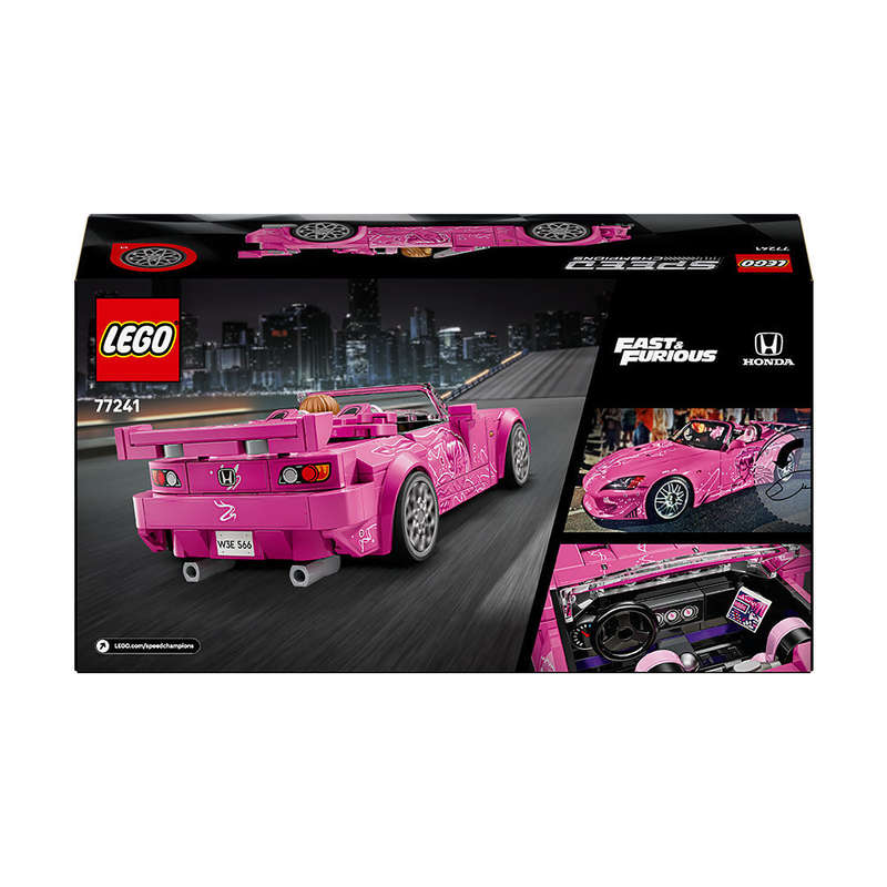 LEGO® Speed Champions 2 Fast 2 Furious Honda S2000 Pink Car Toy 77241