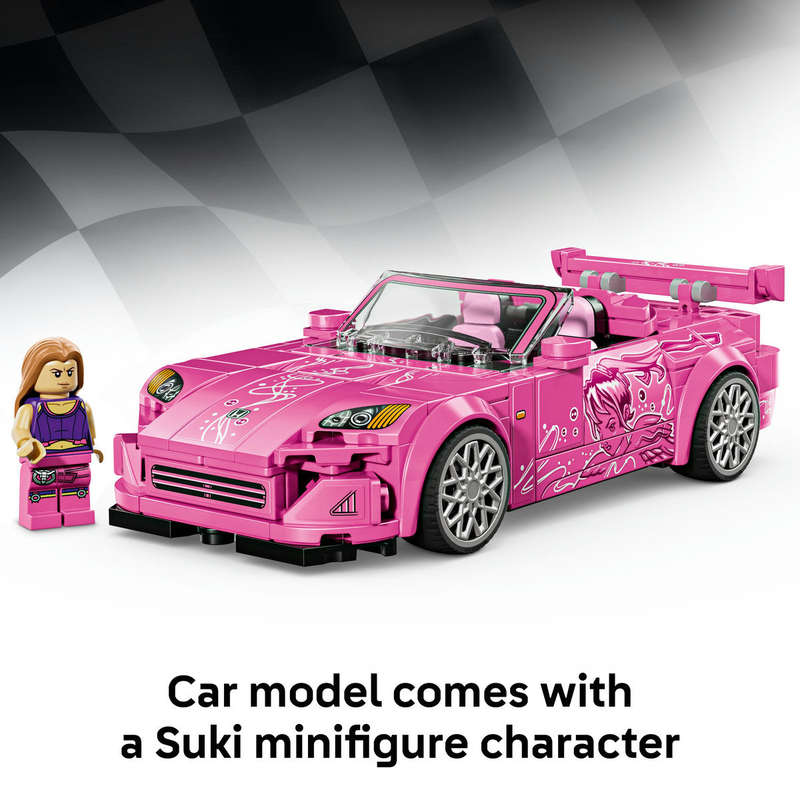 LEGO® Speed Champions 2 Fast 2 Furious Honda S2000 Pink Car Toy 77241