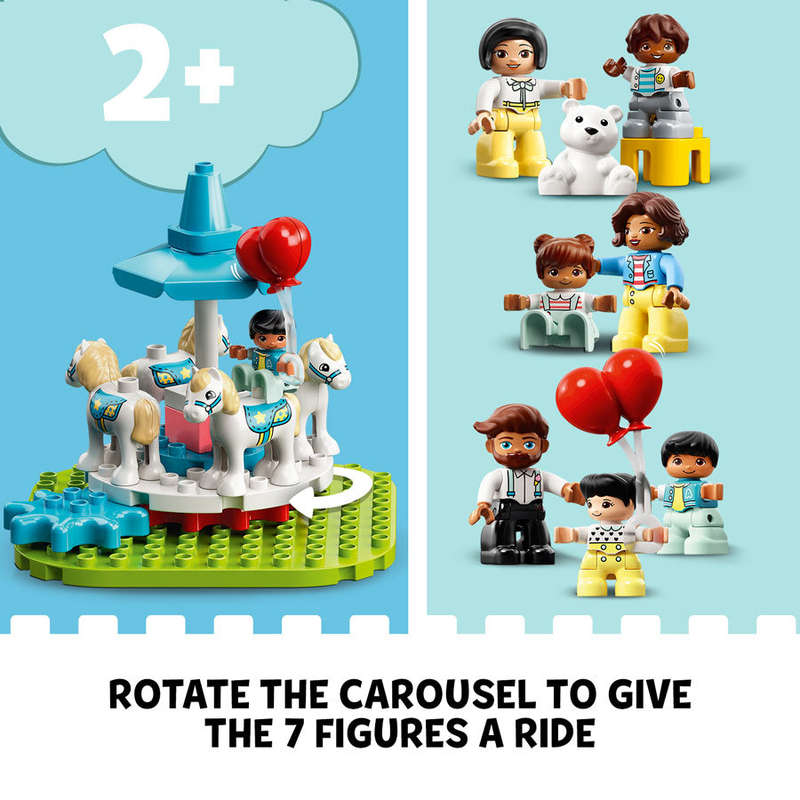 LEGO® DUPLO® Town Amusement Park Building Toy 10956