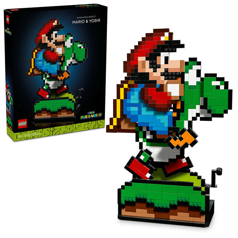 LEGO® Super Mario: Mario & Yoshi Set for Adults 71438