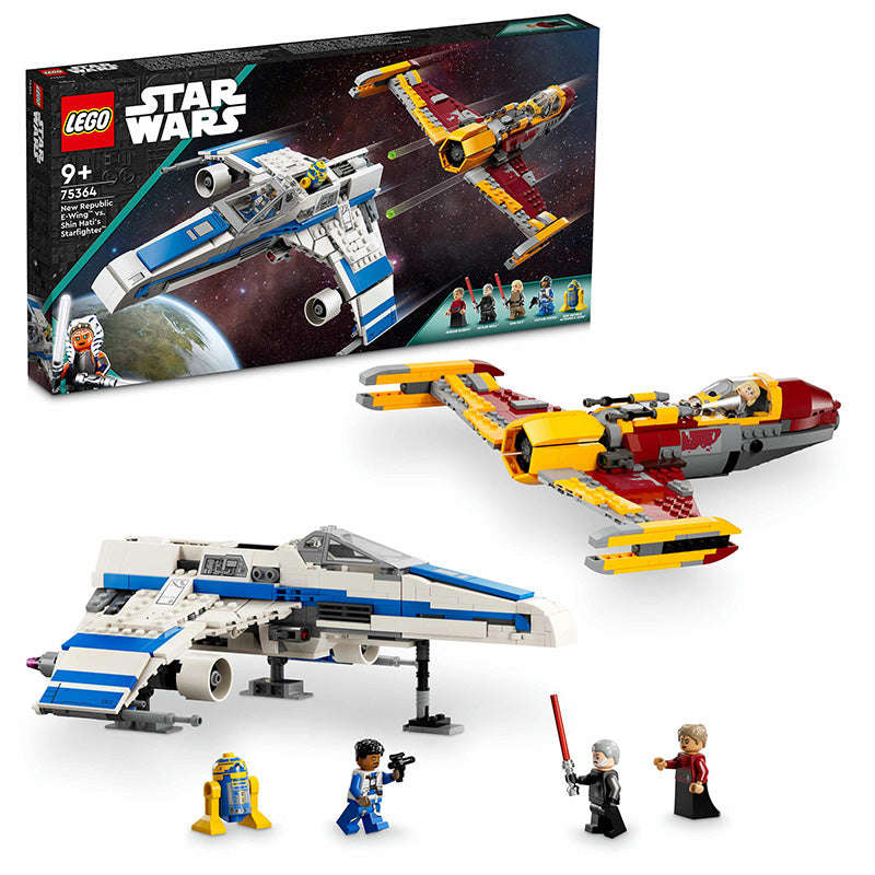 LEGO® Star Wars New Republic E-Wing vs. Shin Hatis Starfighter 75364
