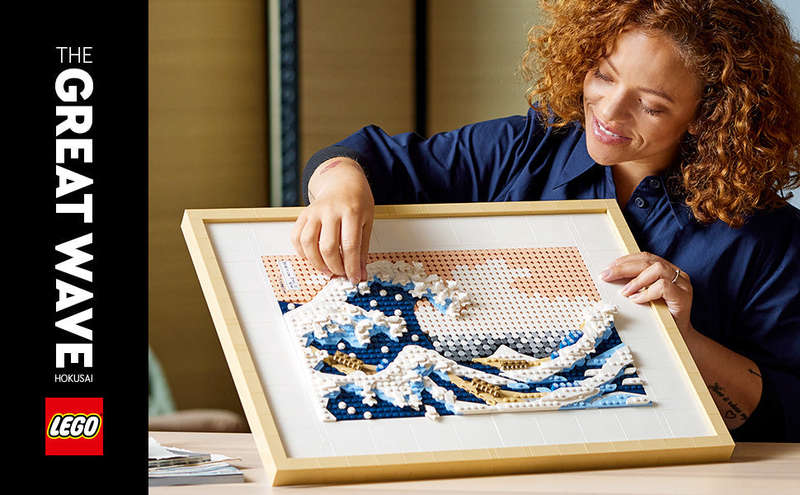 LEGO® Art Hokusai  The Great Wave Building Kit 31208