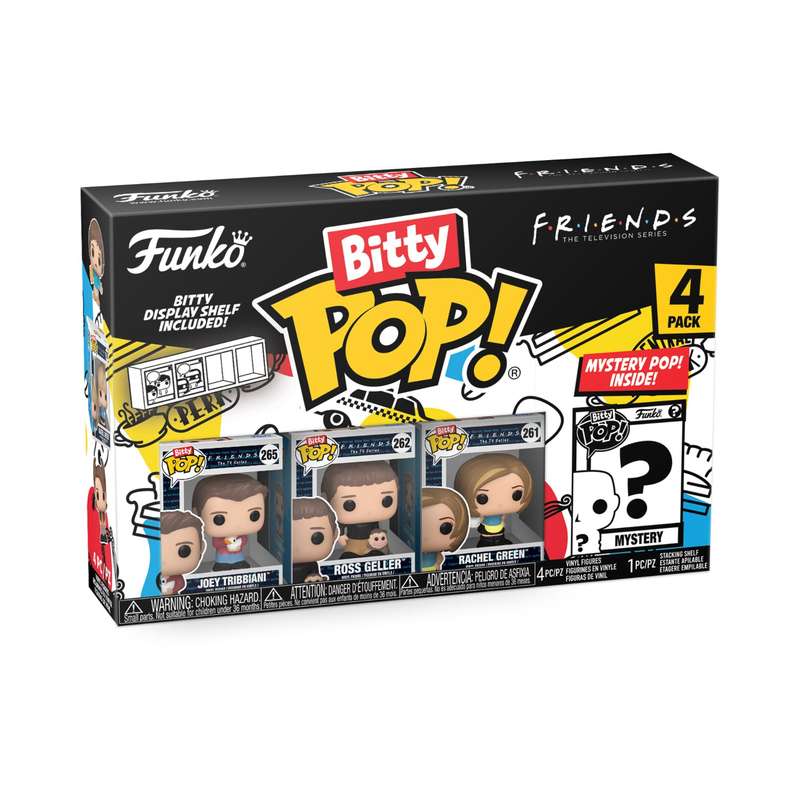FUNKO BITTY POP!:FRIENDS-JOEY 4PK