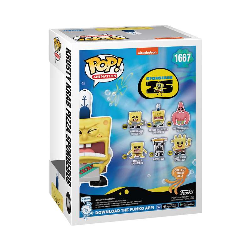 FUNKO POP!:SBS 25TH-SB W/PIZZA