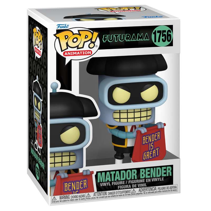 FUNKO POP!:FUTURAMA S4-BENDER (MATADOR)