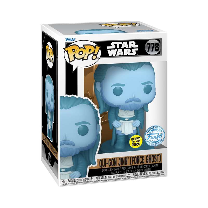 FUNKO POP!:SW OW-QUI-GON GHST(GW)(EX)