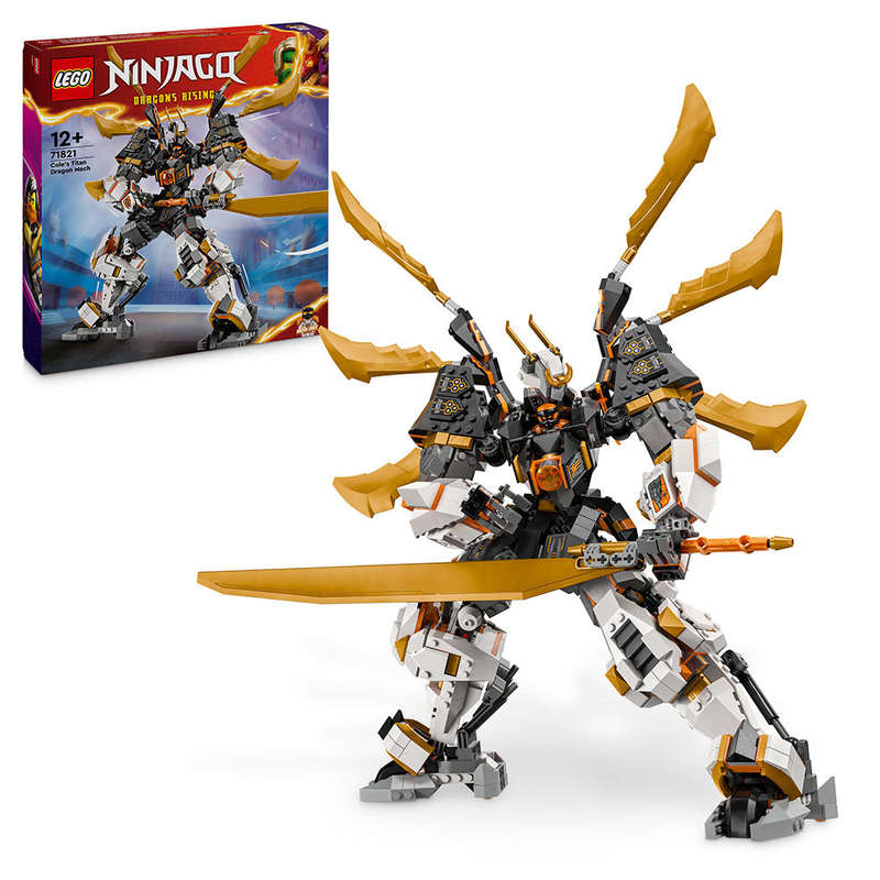 LEGO® NINJAGO® Coles Titan Dragon Mech Adventure Toy 71821