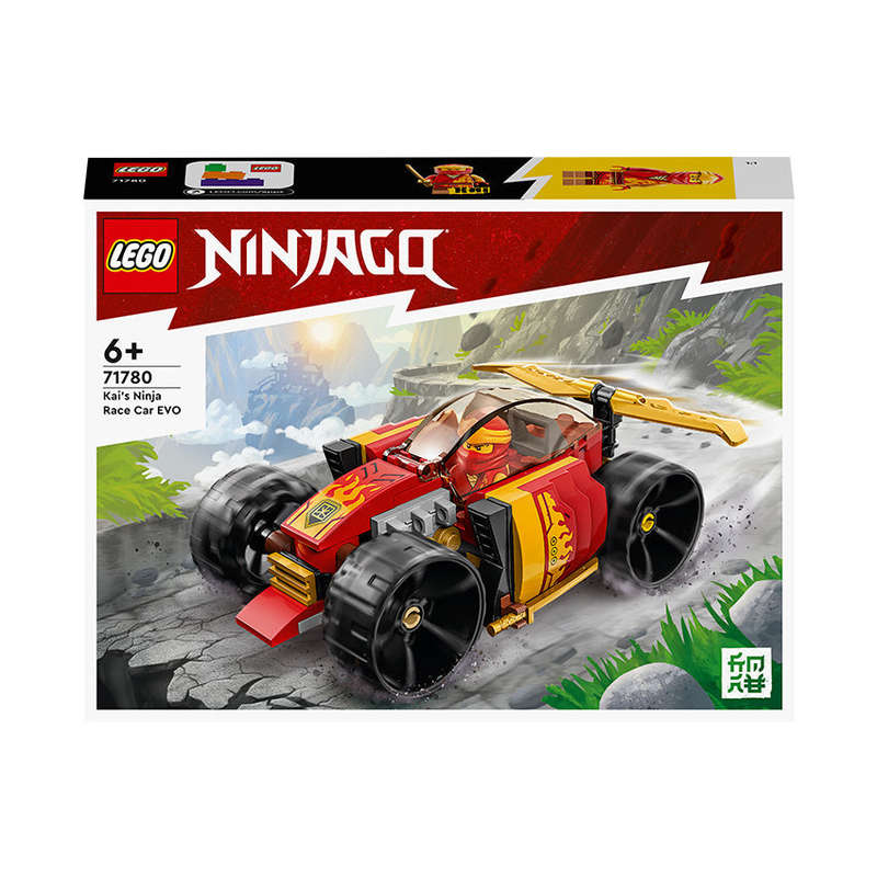 LEGO® NINJAGO® Kais Ninja Race Car EVO Building Toy Set 71780