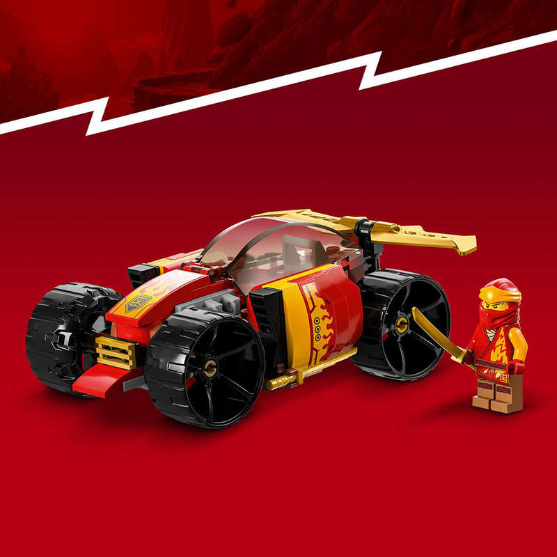 LEGO® NINJAGO® Kais Ninja Race Car EVO Building Toy Set 71780