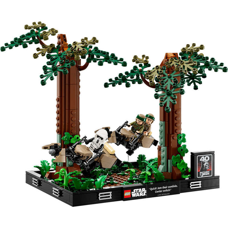 LEGO® Star Wars Endor Speeder Chase Diorama Building Set 75353
