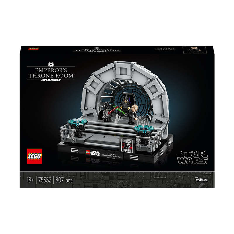 LEGO® Star Wars Emperors Throne Room Diorama Building Set 75352