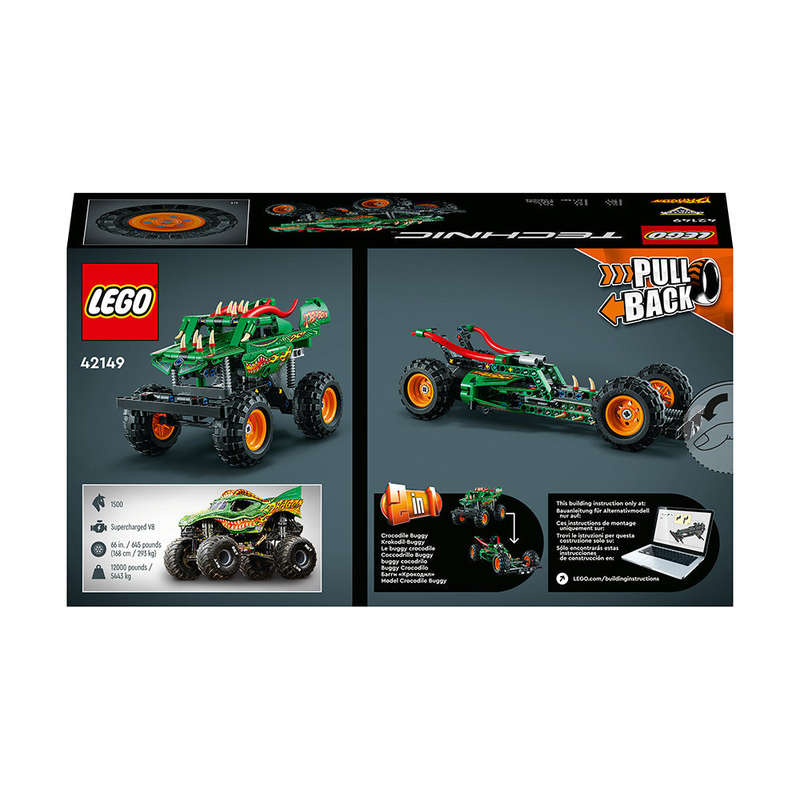LEGO® Technic Monster Jam Dragon Building Toy Set 42149