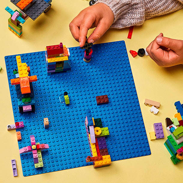 LEGO® Classic Blue Baseplate Building Kit 11025