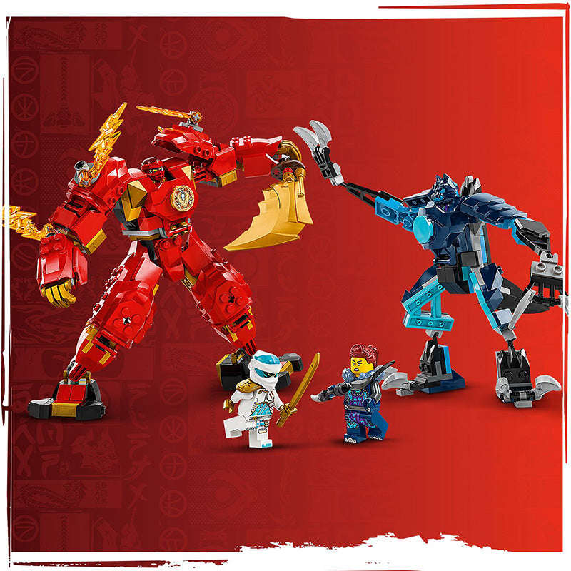 LEGO® NINJAGO® Kais Elemental Fire Mech Toy Set 71808