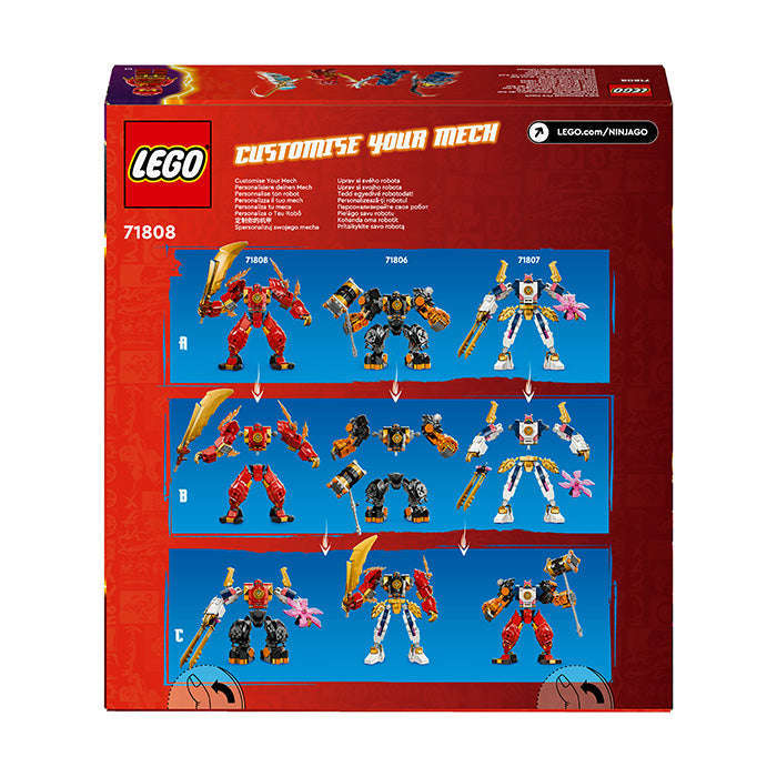 LEGO® NINJAGO® Kais Elemental Fire Mech Toy Set 71808