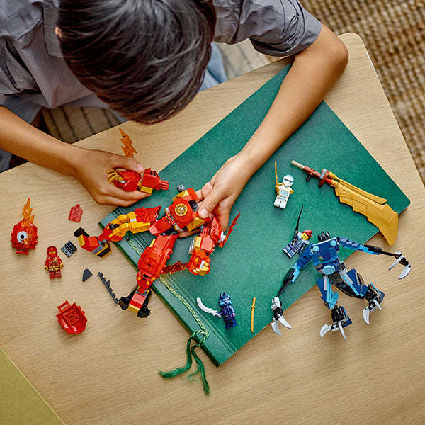 LEGO® NINJAGO® Kais Elemental Fire Mech Toy Set 71808