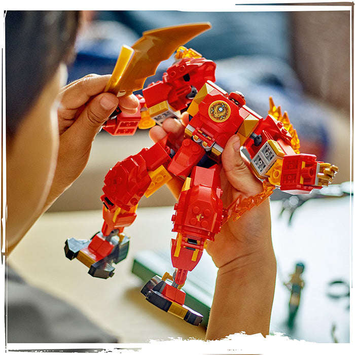 LEGO® NINJAGO® Kais Elemental Fire Mech Toy Set 71808
