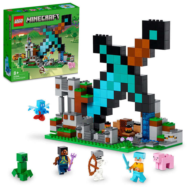 LEGO® Minecraft® The Sword Outpost Building Toy Set 21244