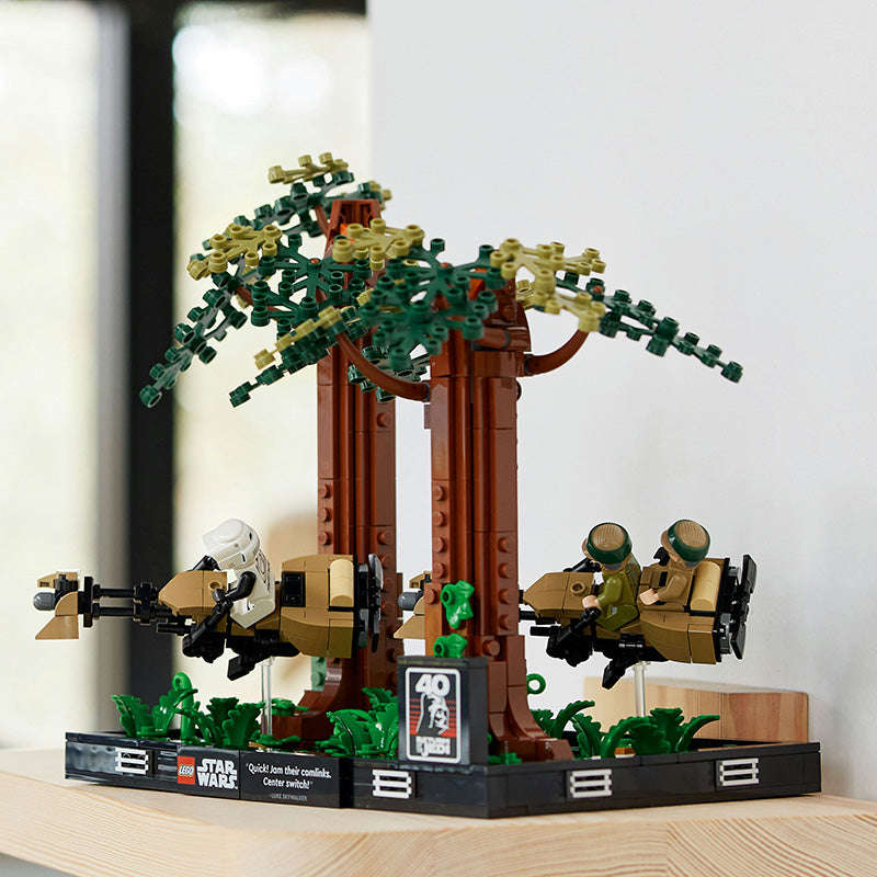 LEGO® Star Wars Endor Speeder Chase Diorama Building Set 75353