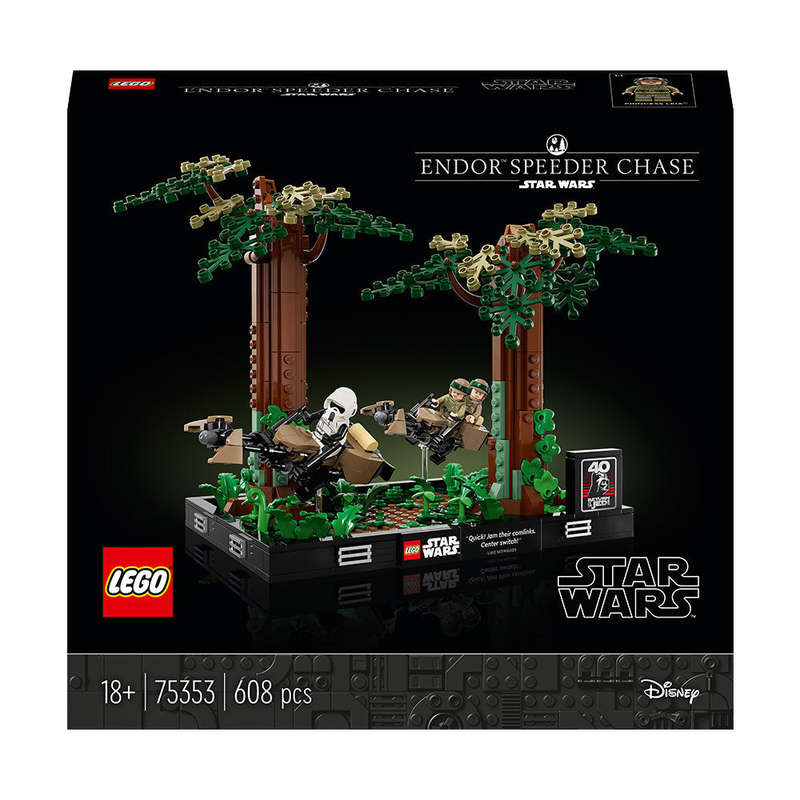 LEGO® Star Wars Endor Speeder Chase Diorama Building Set 75353