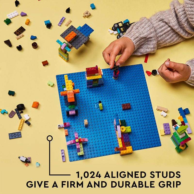 LEGO® Classic Blue Baseplate Building Kit 11025