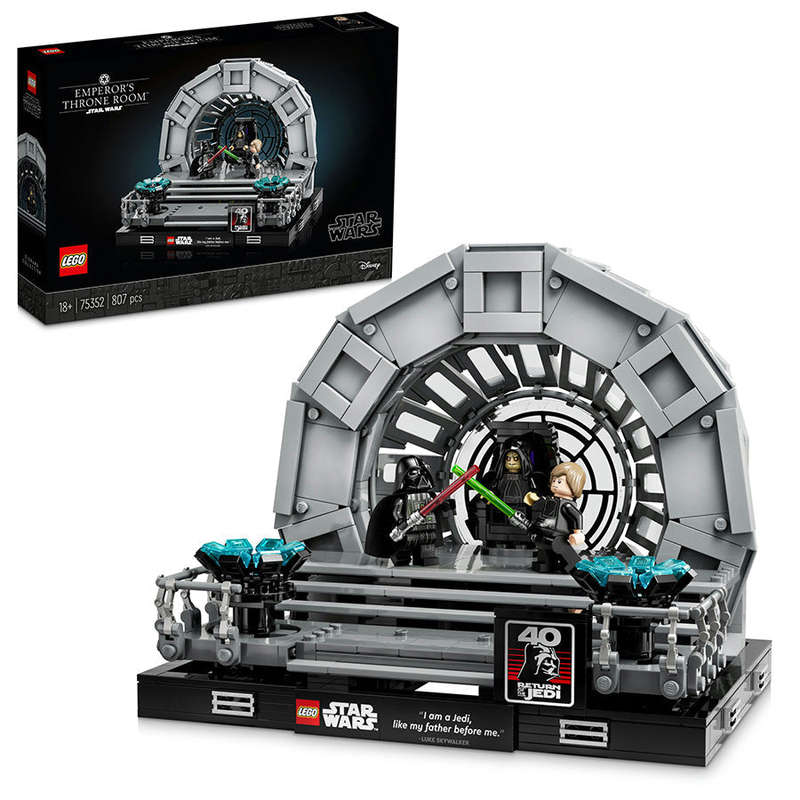 LEGO® Star Wars Emperors Throne Room Diorama Building Set 75352