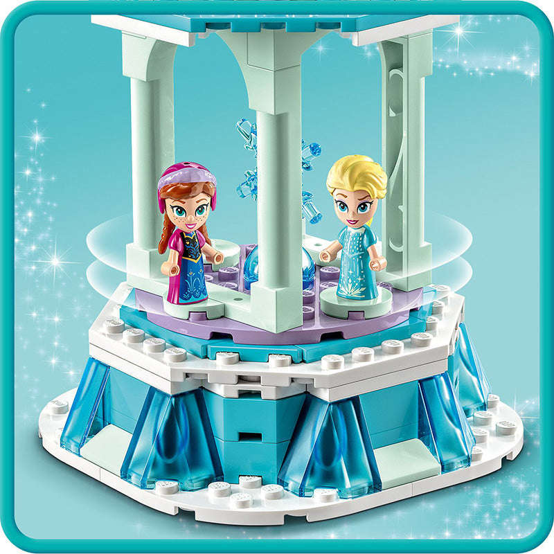 LEGO® ǀ Disney Anna and Elsas Magical Merry-Go-Round Building Toy Set 43218