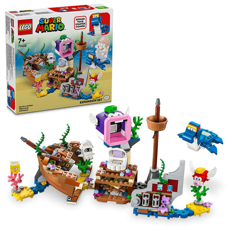 LEGO® Super Mario Dorrie's Sunken Shipwreck Adventure Expansion Set 71432