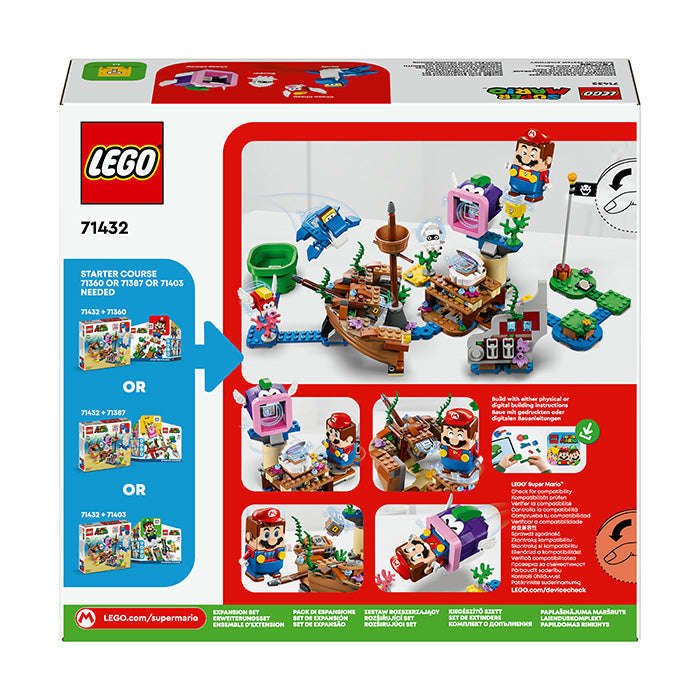 LEGO® Super Mario Dorrie's Sunken Shipwreck Adventure Expansion Set 71432