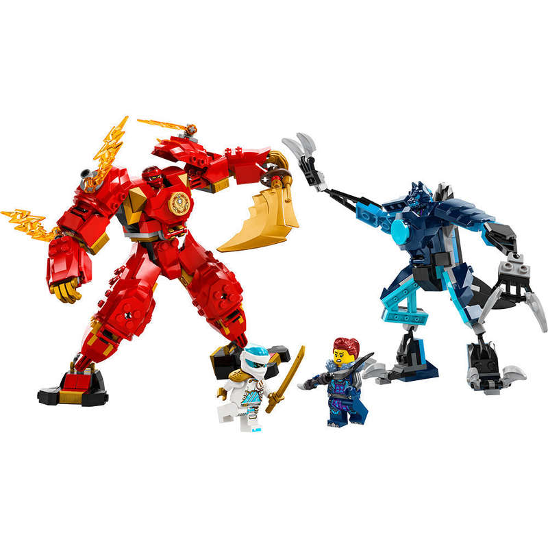 LEGO® NINJAGO® Kais Elemental Fire Mech Toy Set 71808