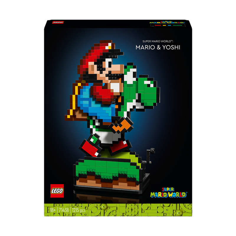 LEGO® Super Mario: Mario & Yoshi Set for Adults 71438