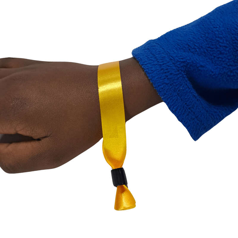 Satin Ribbon (Fabric) Wristbands
