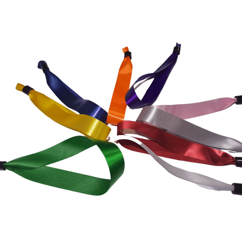 Satin Ribbon (Fabric) Wristbands