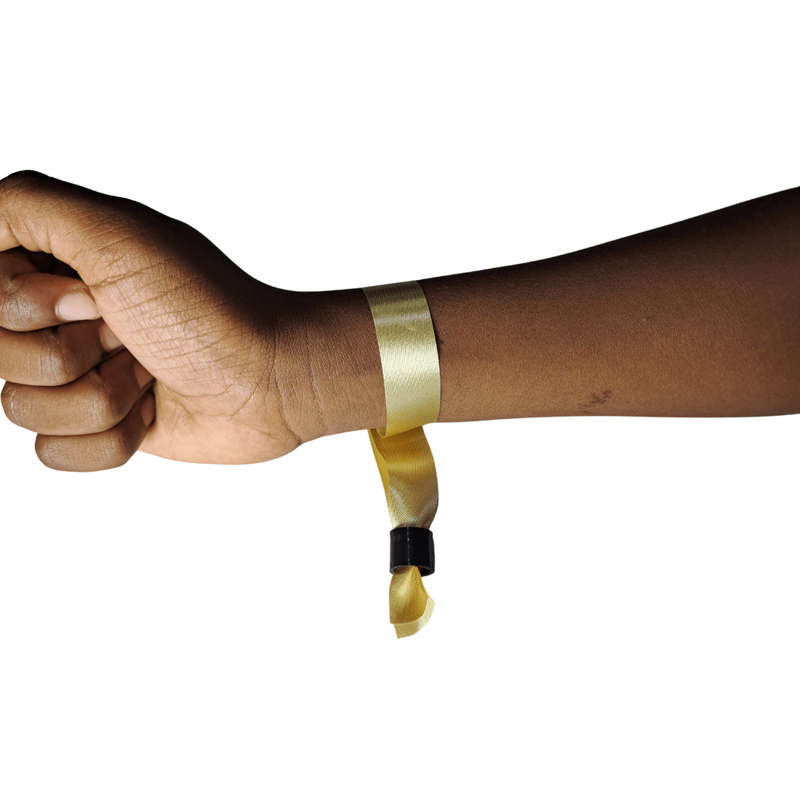 Satin Ribbon (Fabric) Wristbands