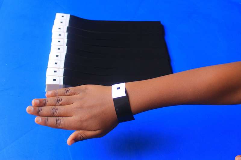 Synthetic Paper Wristbands for Events  (Plain)