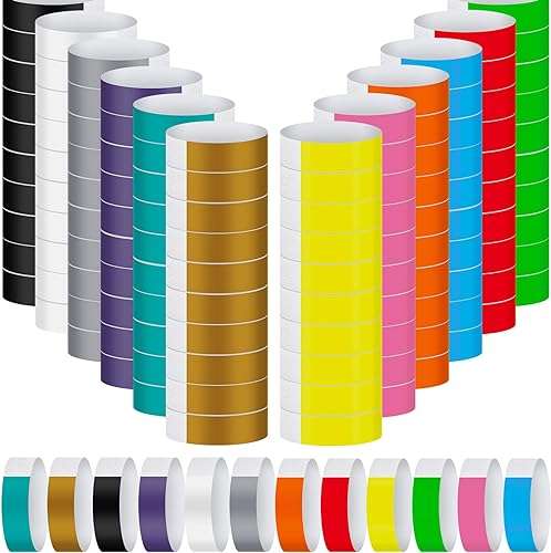 Synthetic Paper Wristbands for Events  (Plain)