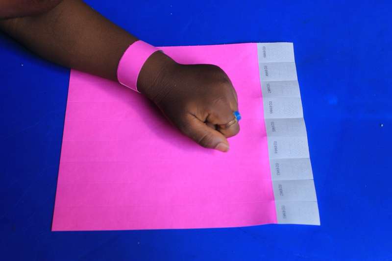 Tyvek 19mm Wristbands for Events (Plain)