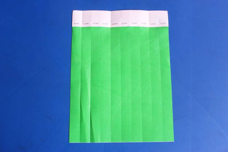 Tyvek 19mm Wristbands for Events (Plain)