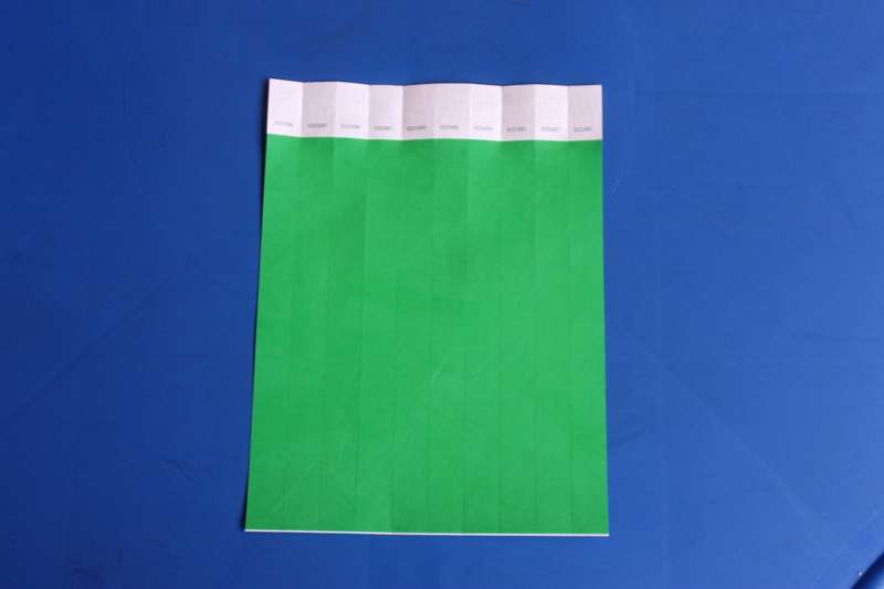 Tyvek 19mm Wristbands for Events (Plain)
