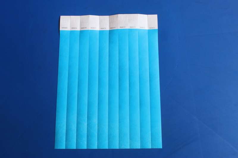 Tyvek 19mm Wristbands for Events (Plain)