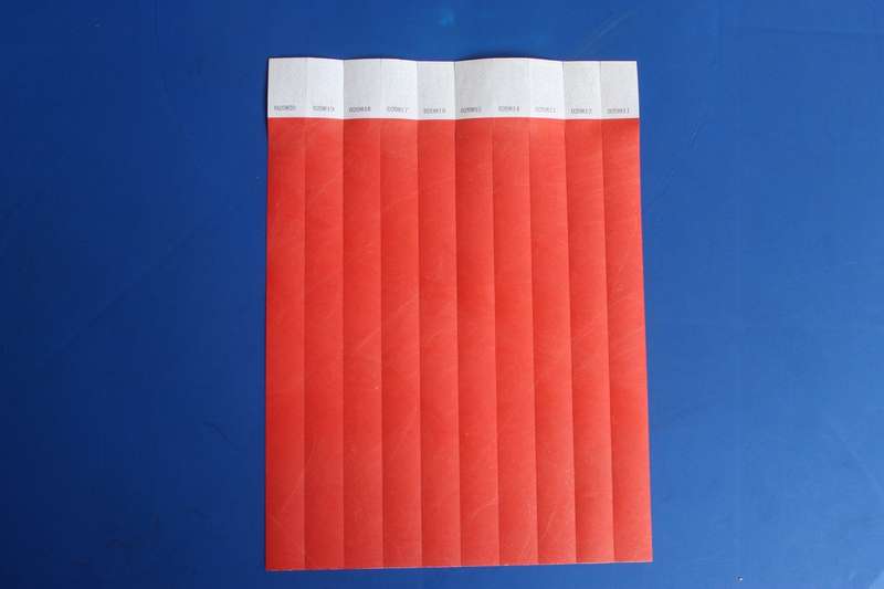 Tyvek 19mm Wristbands for Events (Plain)