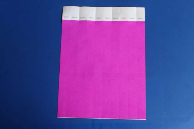 Tyvek 19mm Wristbands for Events (Plain)