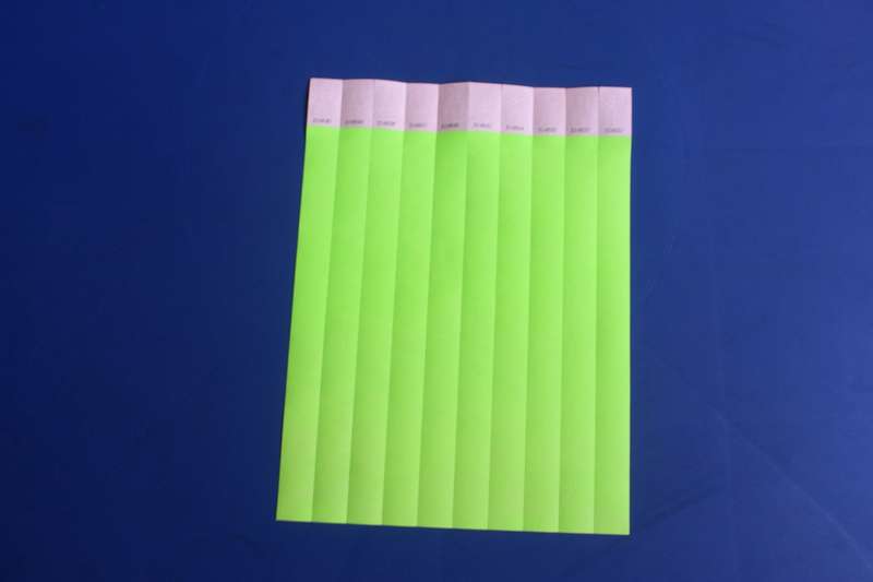 Tyvek 19mm Wristbands for Events (Plain)